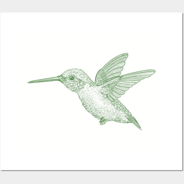 Hummingbird 6 Wall Art by katerinamk